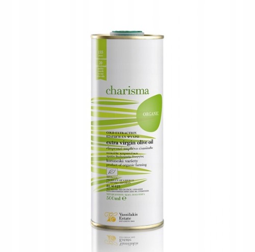 Oliwa z oliwek Charisma Organic Extra Virgin Bio 1L Grecja Kreta