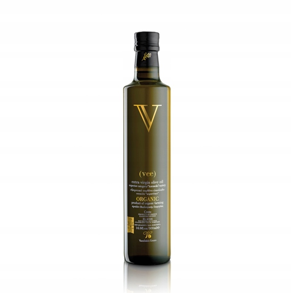 Oliwa z oliwek V(vee) Organic Extra Virgin BIO 500 ml Kreta