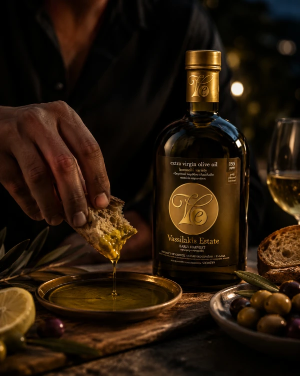 Oliwa z oliwek Vassilakis Estate Early Harvest Extra Virgin 500 ml Premium