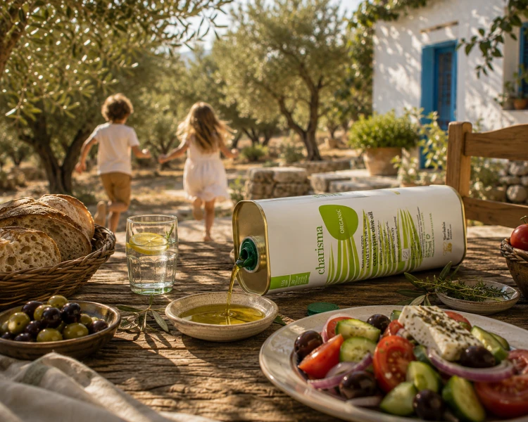 Oliwa z oliwek Charisma Organic Extra Virgin Bio 1L Grecja Kreta